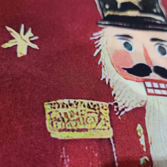 Nutcracker Pillow Cover Christmas Decor Red Holiday Xmas Decorative Accent Case - Picture 10 of 14